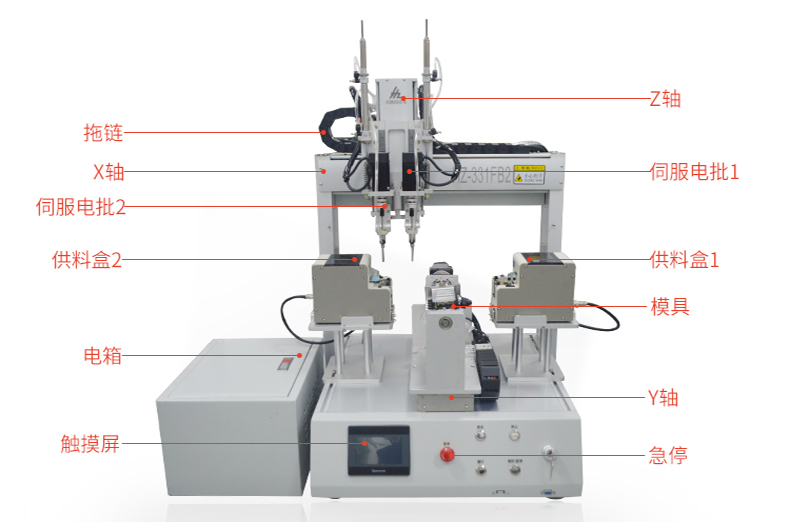讯博双电批吸附式自动螺丝机_16